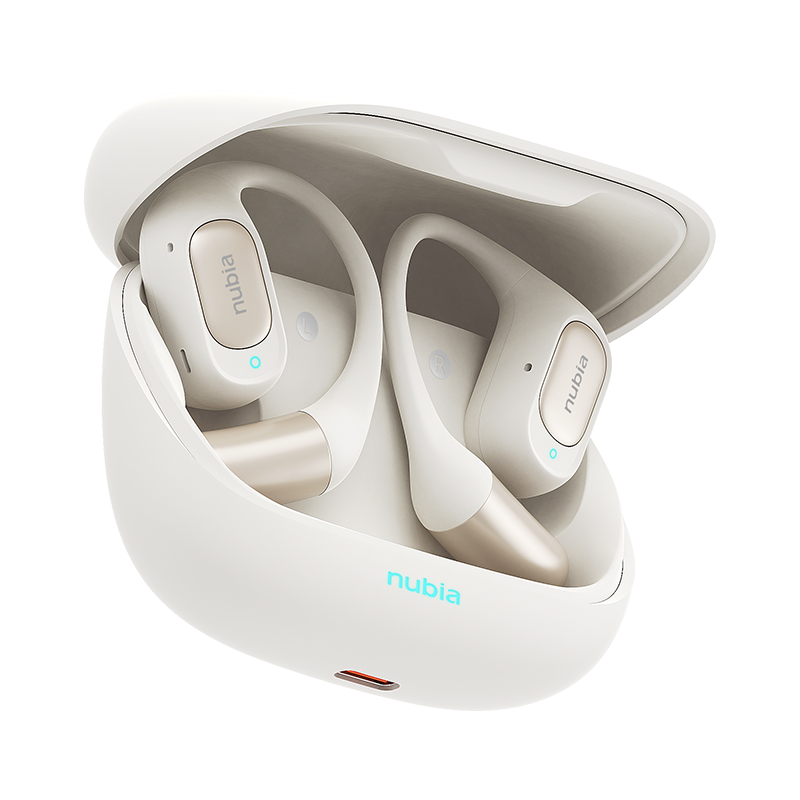 Беспроводные наушники Nubia LiveFlip белые