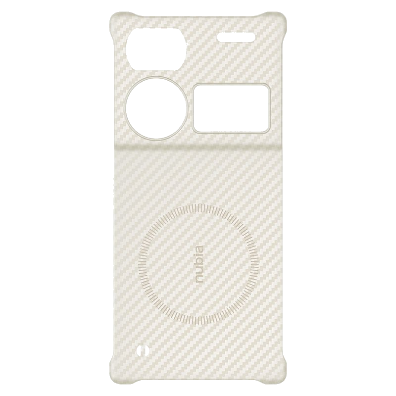 Карбоновый чехол Nubia Z60 Ultra Case белый