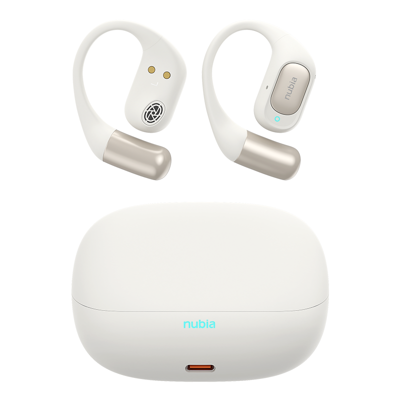 Беспроводные наушники Nubia LiveFlip белые