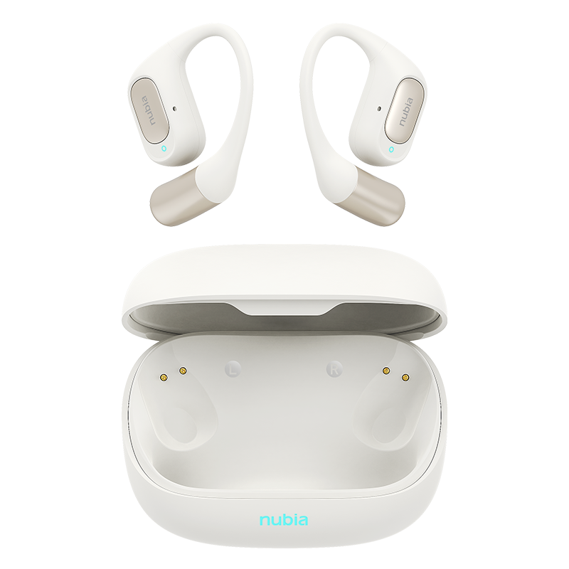 Беспроводные наушники Nubia LiveFlip белые