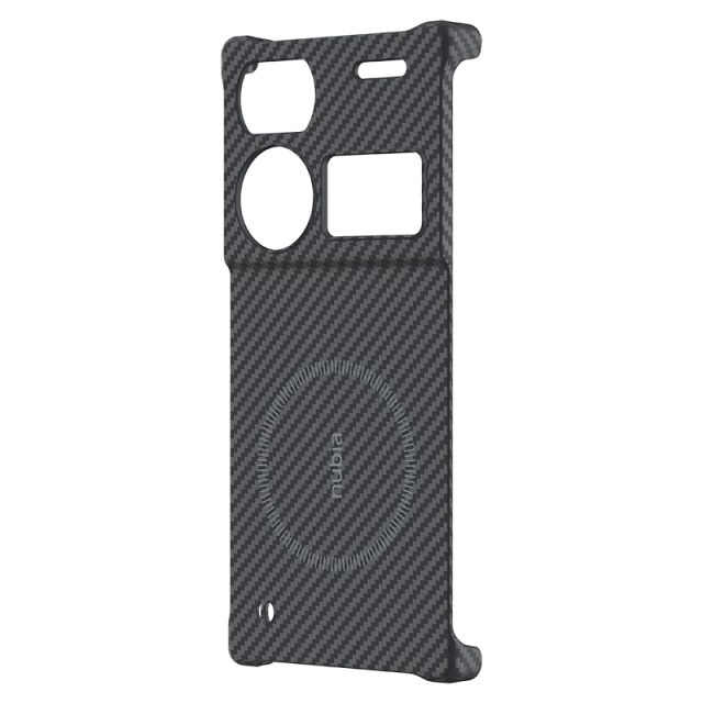 Карбоновый чехол Nubia Z60 Ultra Case чёрный