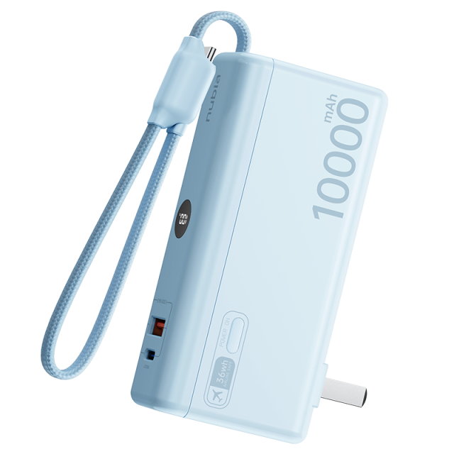 Повербанк Nubia Powerbank 10000mAh голубой