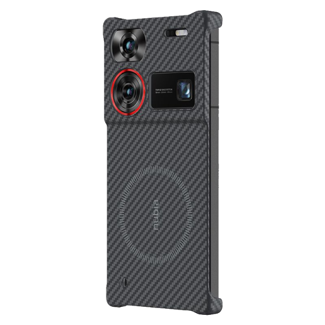 Карбоновый чехол Nubia Z60 Ultra Case чёрный