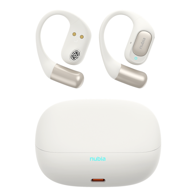 Беспроводные наушники Nubia LiveFlip белые