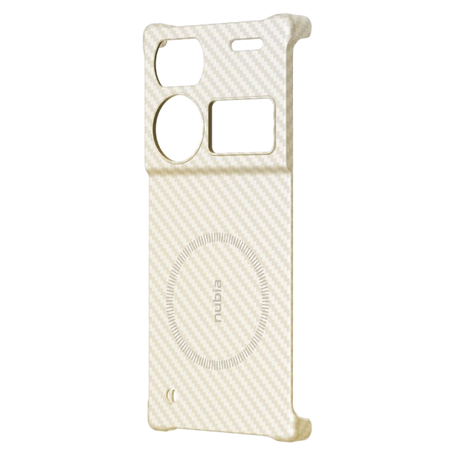 Карбоновый чехол Nubia Z60 Ultra Case белый